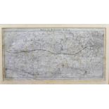 Wyld (James), Victorian engraved map of London and Southampton Railway, "London published by James