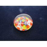 Millefiori paperweight 6cm