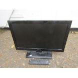 Toshiba 21" LCD TV with remote from a house clearance