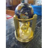 Small globe with brass stand H22cm approx