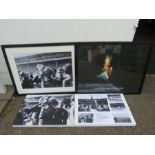 4 Footballing prints including 1966 England World Cup win