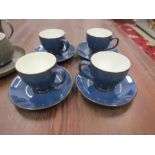 Denby cups and saucers x 4
