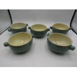 5 Denby soup bowls