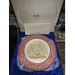 Spode boxed plate