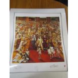 The Rolling Stones 'It's Only Rock 'N Roll' Limited numbered (857/5000) plate signed lithographic