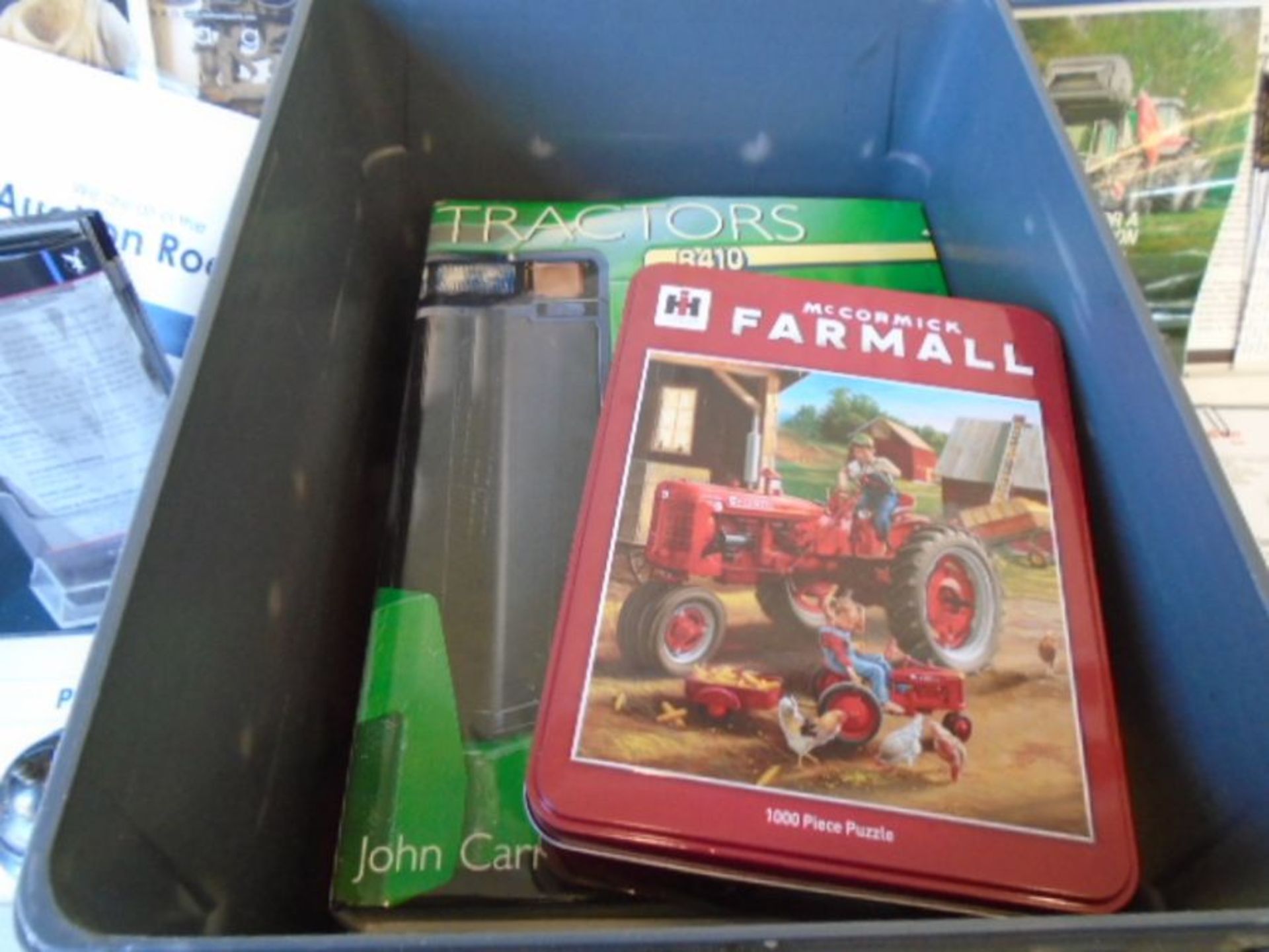 Box of tractor books to include: ford & fordson tractors by Michael Williams; Massey-Ferguson