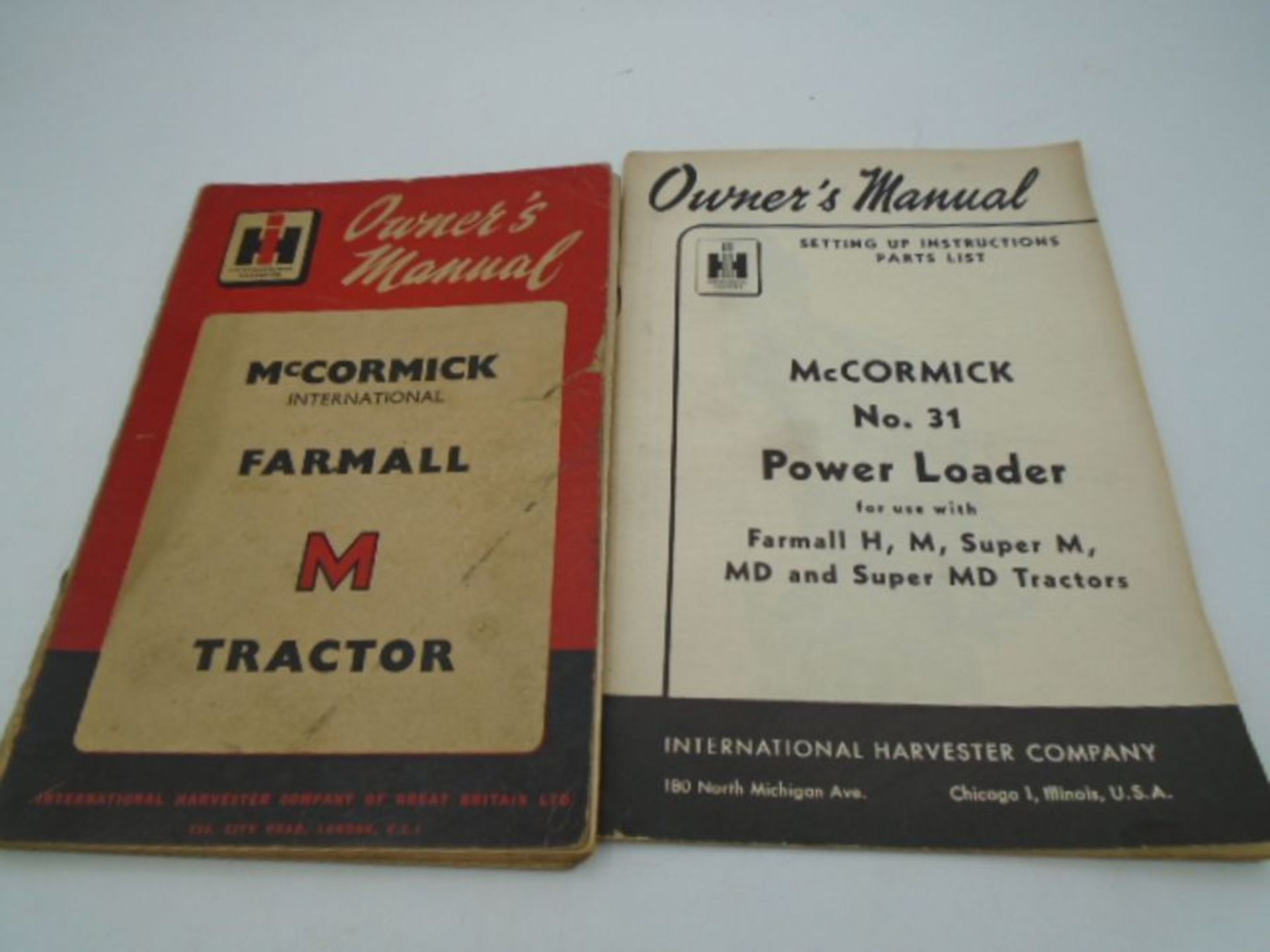 3 owners manuals - 'M' tractor plus 2 others - Image 4 of 4