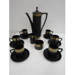 Portmeirion Greek Key' tea set for 6