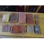 Vintage leather wallets and purses