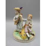 Dresden figurine 14cm tall