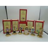6 Royal Doulton Bunnykins Worldwide Special Edition Figures from the Jazz Band Collection comprising