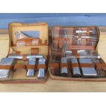 Mens vintage vanity cases and contents