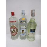 3 bottles alcohol