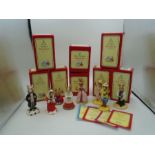 8 Royal Doulton Exclusive International Collector Club Bunnykins figurines comprising Lawyer DB214 ,