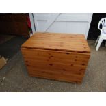 Solid pine drop leaf table with burn marks to one leaf