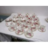 Royal Albert American Beauty part tea set