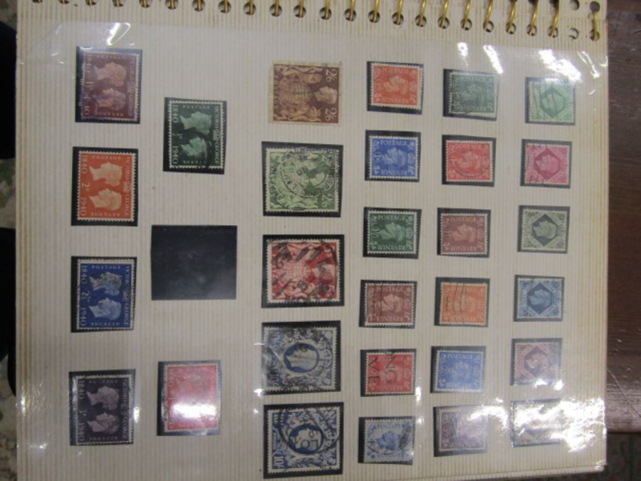 A stamp album containing G.B 1929,1924, 1926, 1/2d-1-1980 mint used. Many gaps - Image 4 of 36