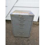 Metal filing cabinet