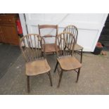 4 Elm kitchen chairs