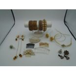 costume jewellery surplus stock from local jewellers, all new and unworn to include bracelets,