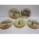 5 Royal Doulton platesC1914-28