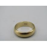 9ct gold ring 6.27gms size O