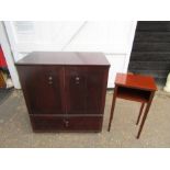 Entertainment cabinet and side table