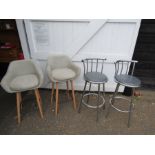 2 Pairs of bar stools