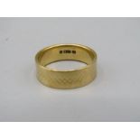 18k gold ring 5gms size O