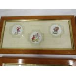 6 Royal Doulton Bunnykins framed prints