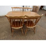 Table and 4 chairs