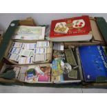 Vintage cigarette card collections and booklets plus 2 'Life' magazines