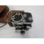 Vintage Bolex Paillard 8mm film camera in case