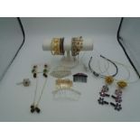 costume jewellery surplus stock from local jewellers, all new and unworn to include bracelets,