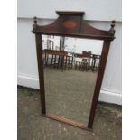 Vintage mahogany wall mirror made by Bradley's of England