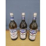 3 Bottles of Duval Pastis