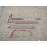 4 Handsaws including 3 vintage