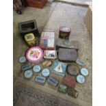 Collection of vintage tins