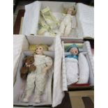 The Ashton-Drake galleries doll and 2 Hamilton collection dolls
