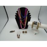costume jewellery surplus stock from local jewellers, all new and unworn to include necklace,