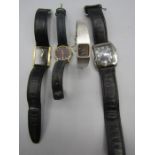 4 wrist watches to include Seiko, Timex