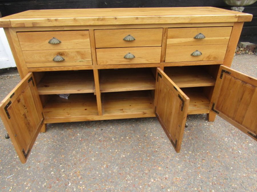 Oak sideboard - Image 7 of 8