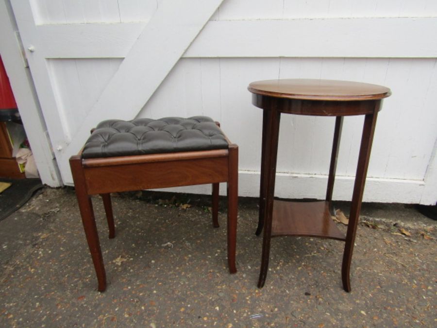 Side table and piano stool