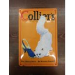 Colliers magazine tin sign