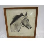 Print of 'Nyinsky' winner of 2000 Guineas and The Derby and the st. legar 1970