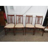 set 4 vintage chairs