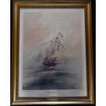 after Ben Maile (British, 1922-2017),limited print of the Mary Rose 1545 175 of 485 signed by the