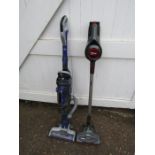 2 Cordless vacuum cleaners from a house clearance (no chargers)