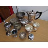 Metalware including silver plated items