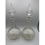 pair of decanters